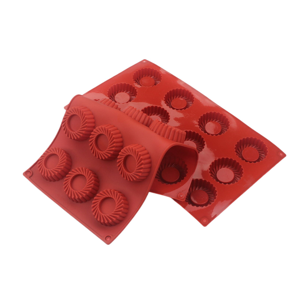 Donut Mold Silicone - Forma de Silicone Circular com 12