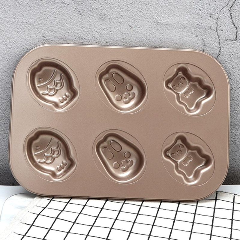 Egg Waffle Pan - 1 pçs bolo biscoitos panquecas aço