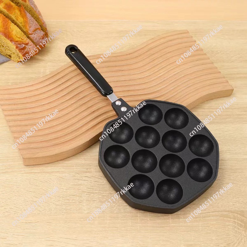 Takoyaki Grill Plate - Panela Takoyaki com 12 Moldes, Chapa