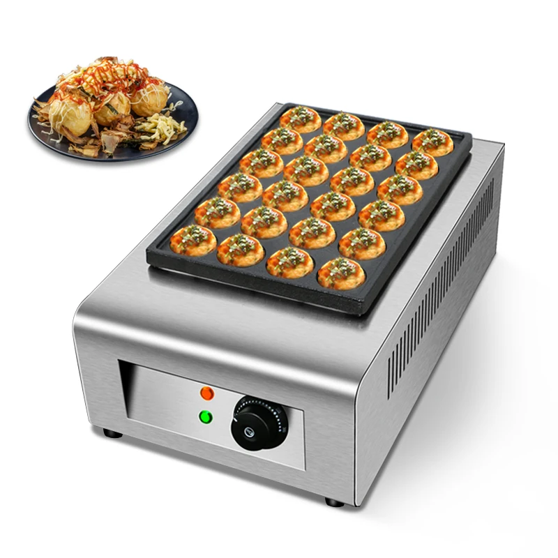 Takoyaki Grill Plate - Máquina de Grelhar Takoyaki Elétrica Comercial