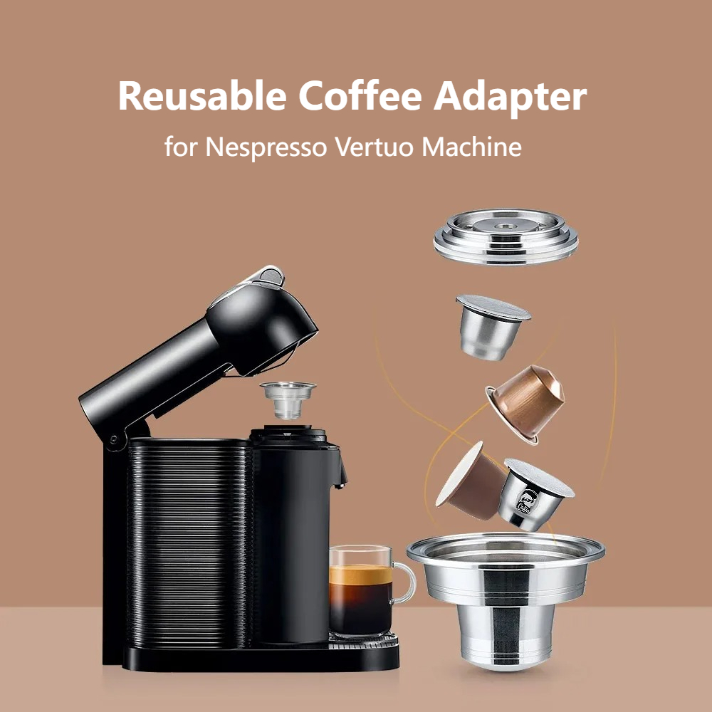 Delonghi Espresso Magnifica - Adaptador de Cápsulas Reutilizáveis para Cafeteiras