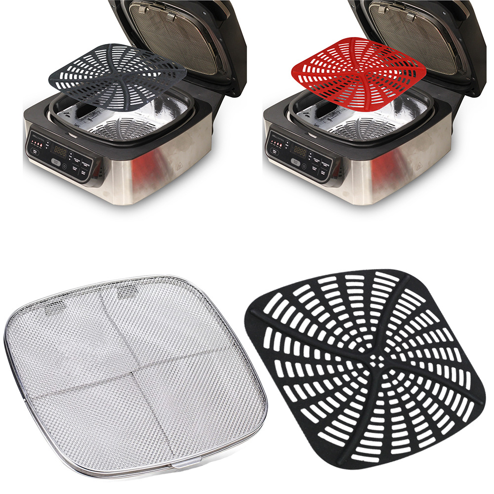 Ninja Air Fryer Af101 - Escudo de respingos de aço inoxidável