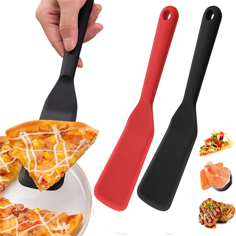 Okonomiyaki Spatula - 1/2 pçs espátula de silicone fina