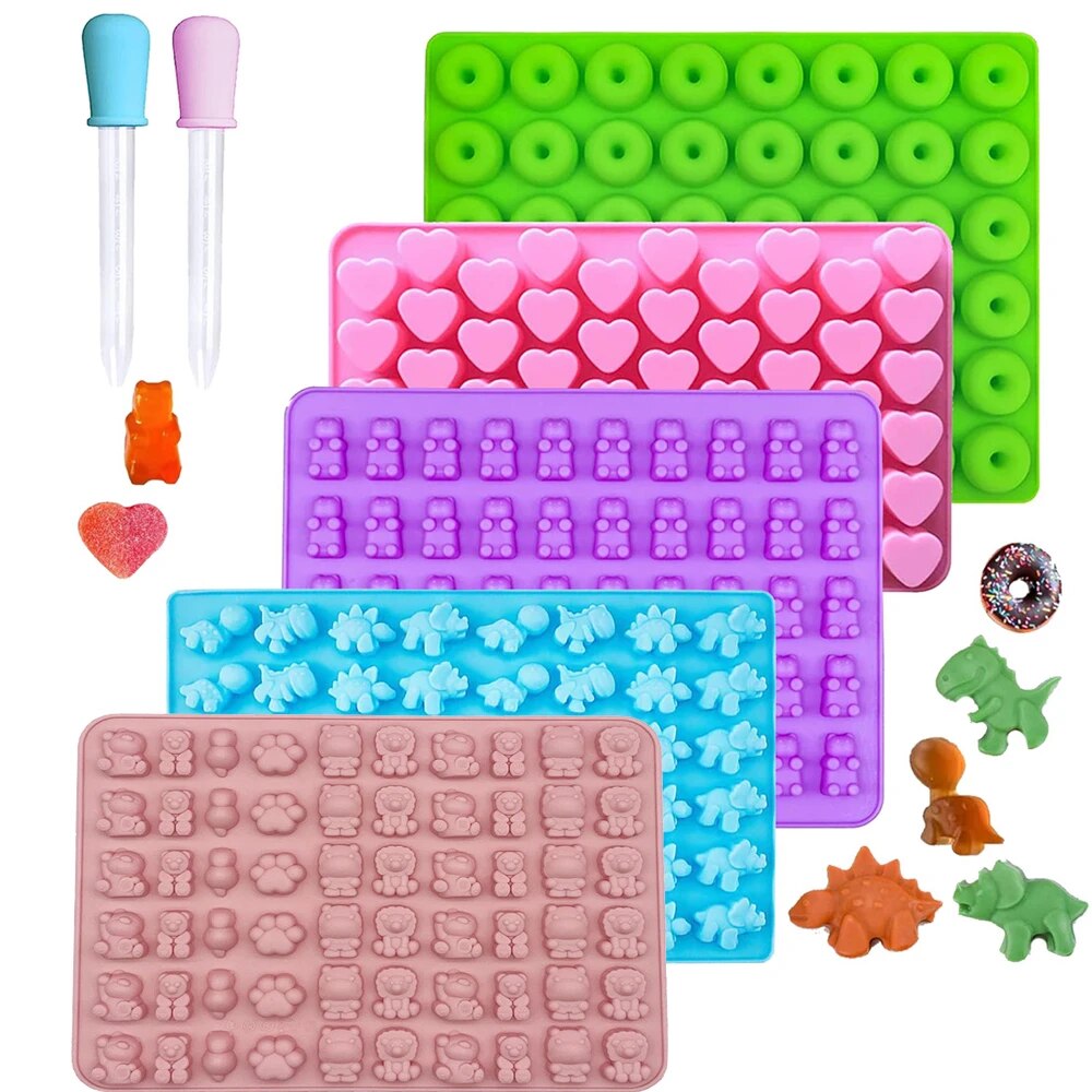 Donut Mold Silicone - Molde de urso de goma de