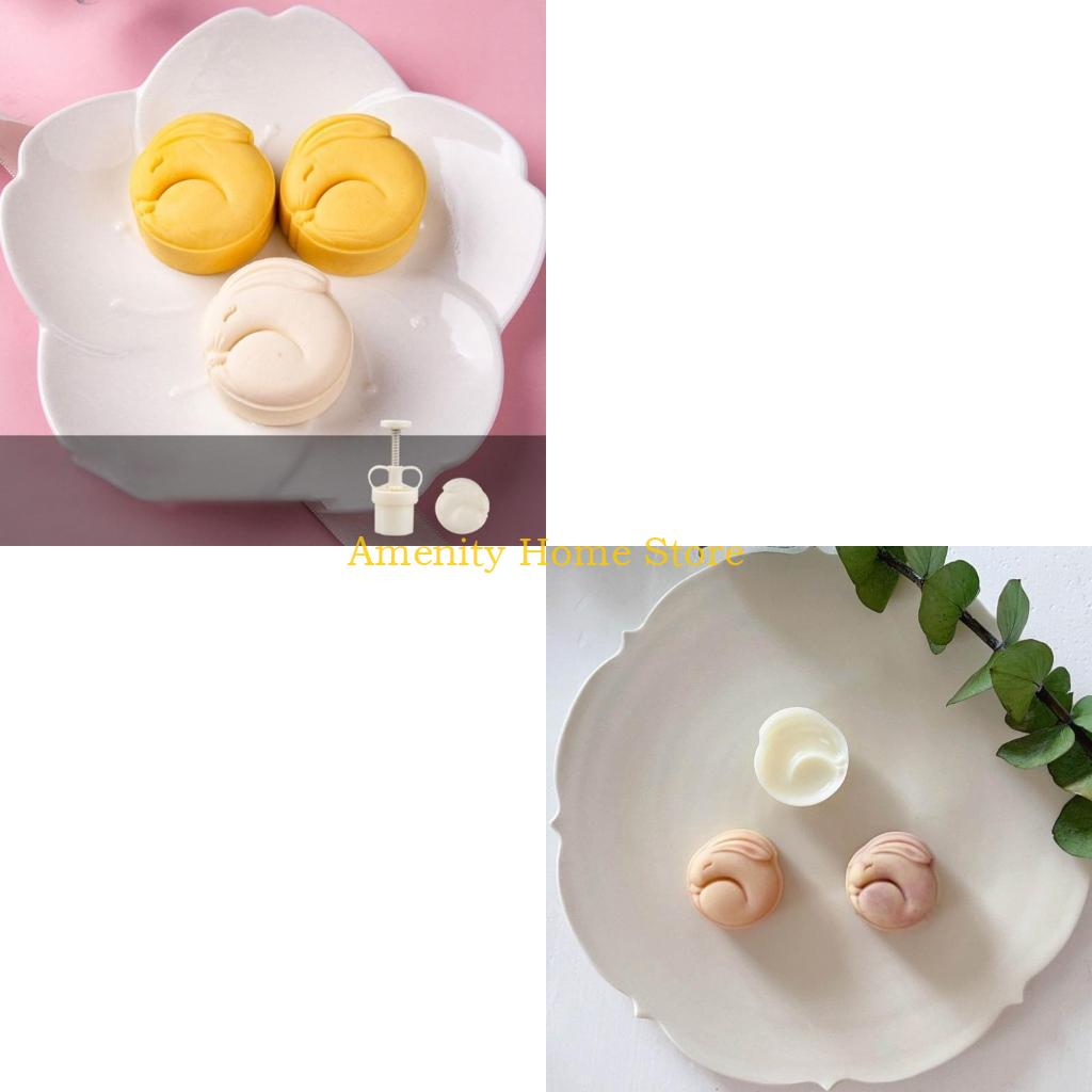 Bunny Cake Mold - F26c mooncake molde mid-autumn festival coelho