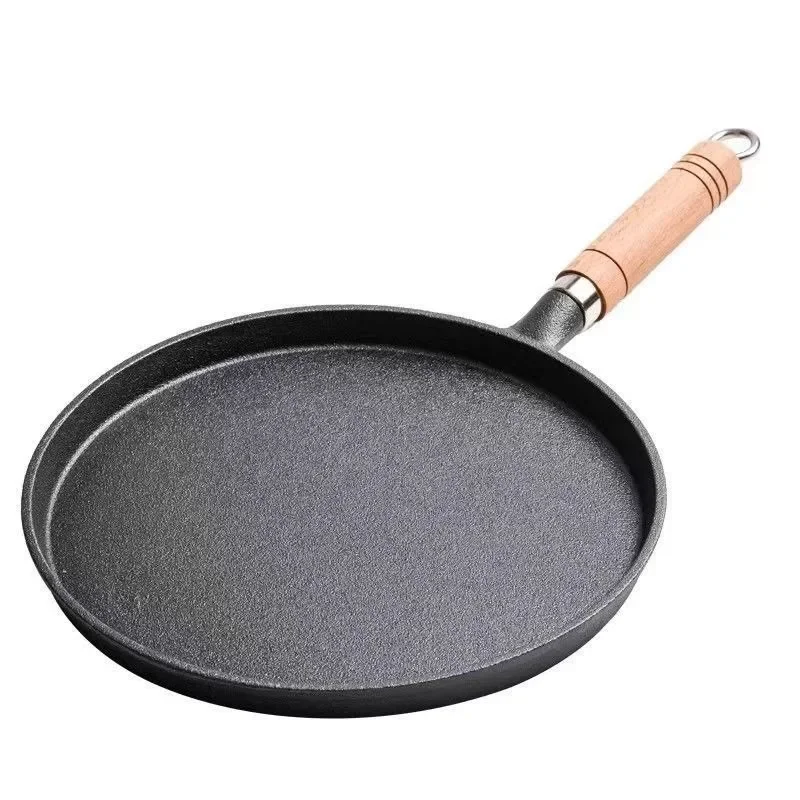 Mini Pancake Griddle - Frigideira de ferro fundido de 26cm,
