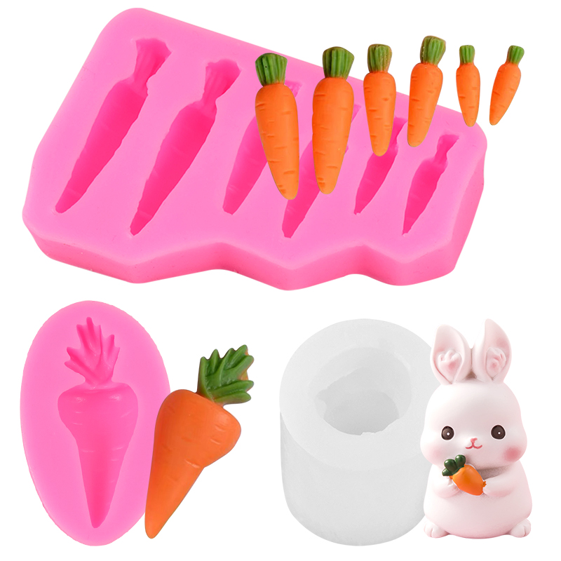 Bunny Cake Mold - Molde de silicone de coelho de