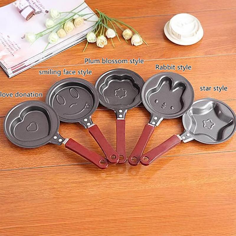 Mini Pancake Griddle - Mini Frigideira de Ferro Fundido Preta