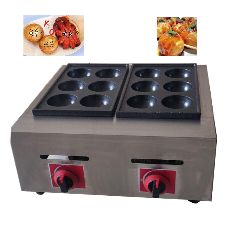 Takoyaki Grill Plate - Grelhador Comercial Elétrico/a Gás para Bolinhos