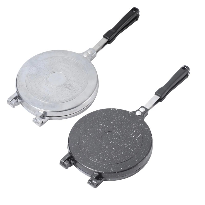 Mini Pancake Griddle - Frigideira dupla face de liga de
