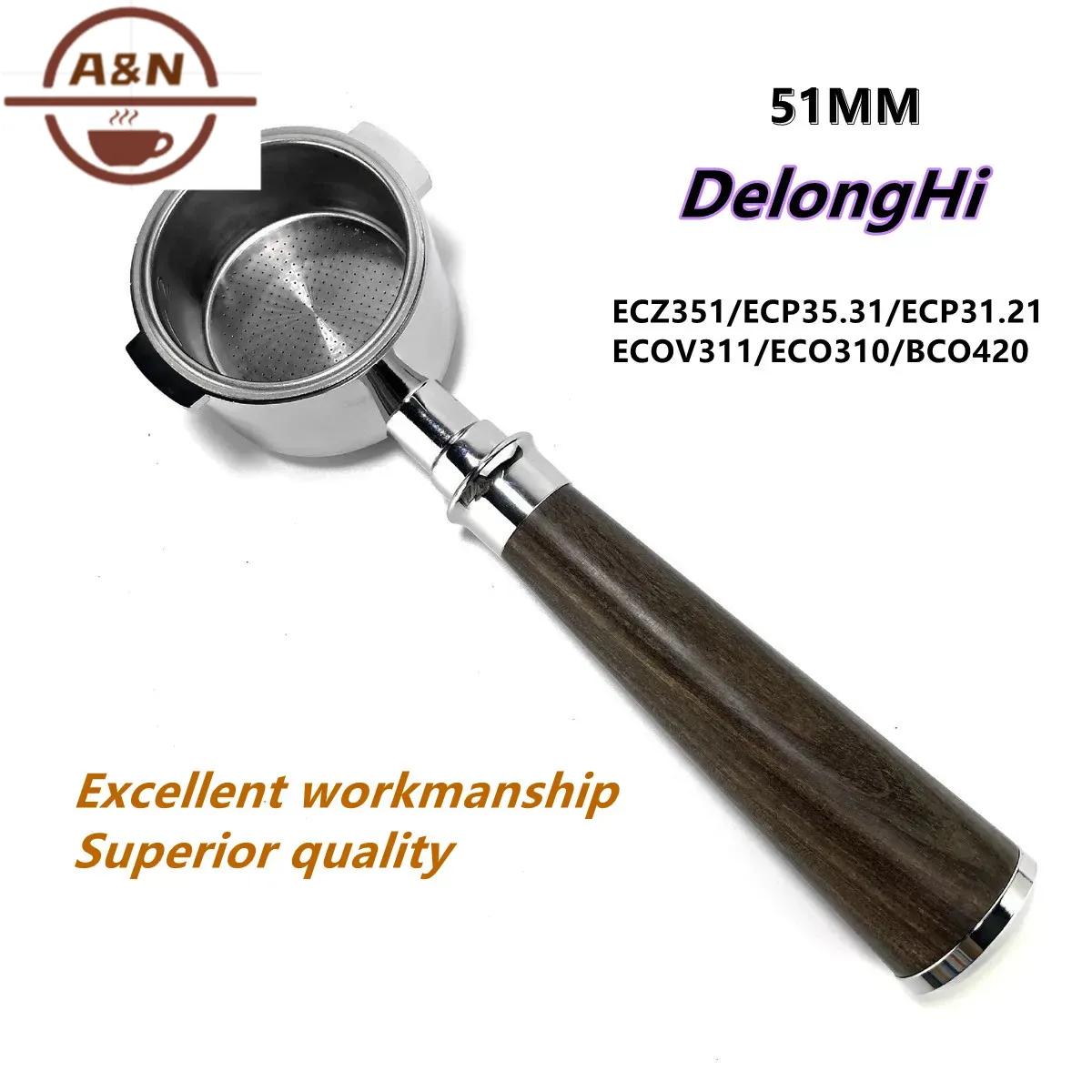 Delonghi Espresso Ecp3420 - Portafiltro de Café Sem Fundo de