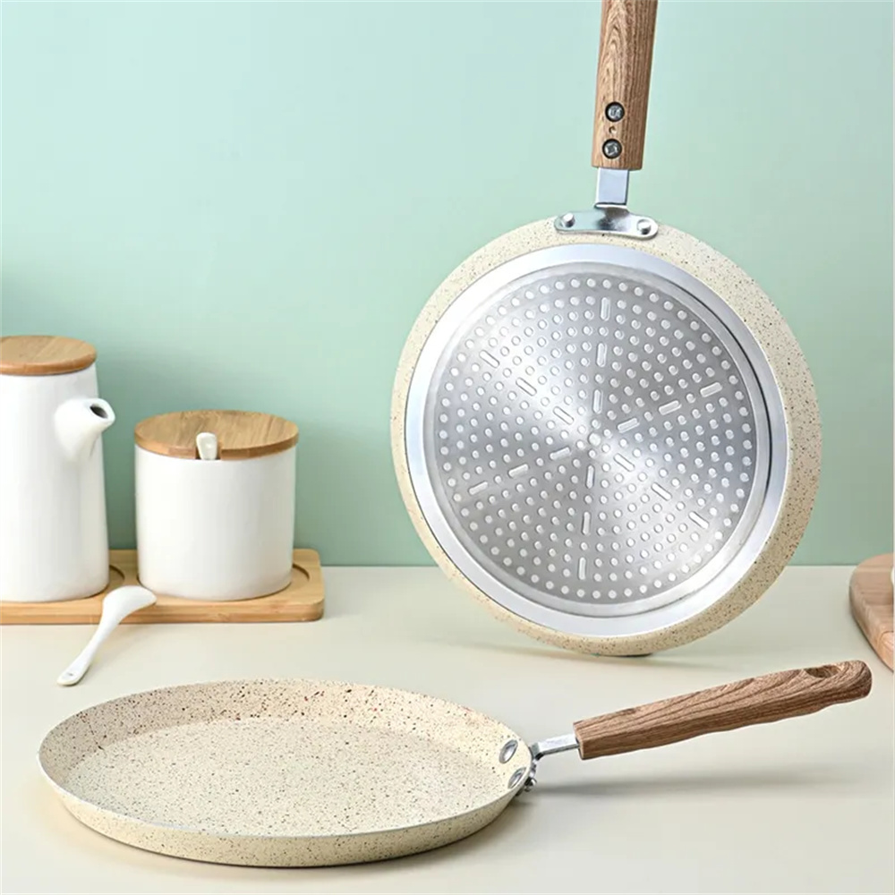 Egg Waffle Pan - Frigideira antiaderente panqueca crepe pan mini