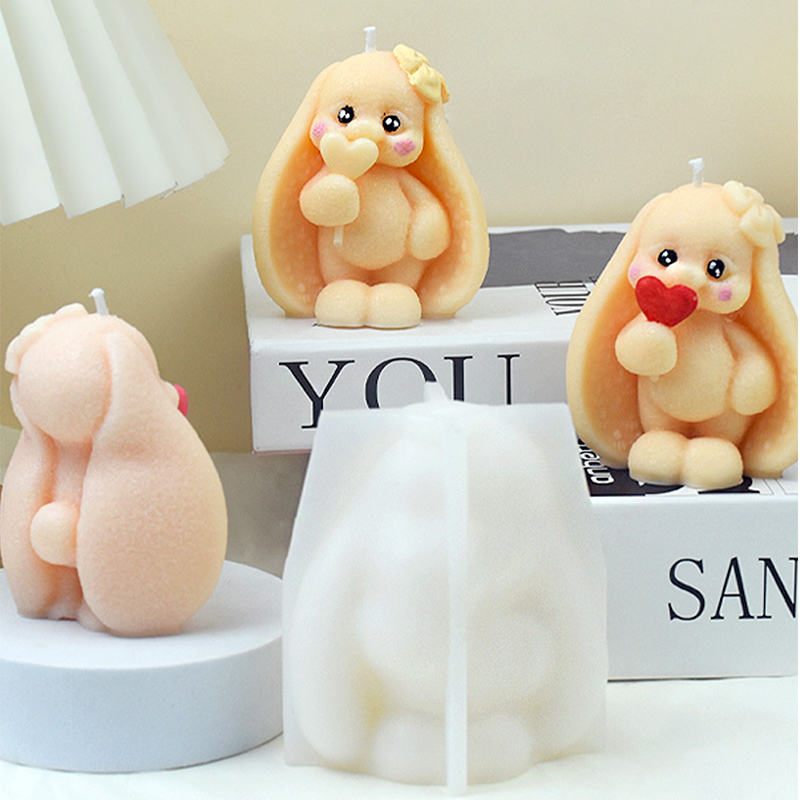 3d coelho de orelhas longas mo - Bunny Cake Mold avaliação e preço