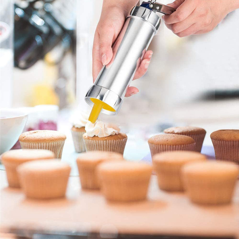 Pistola de imprensa de biscoit - Churros Maker Gun avaliação e preço