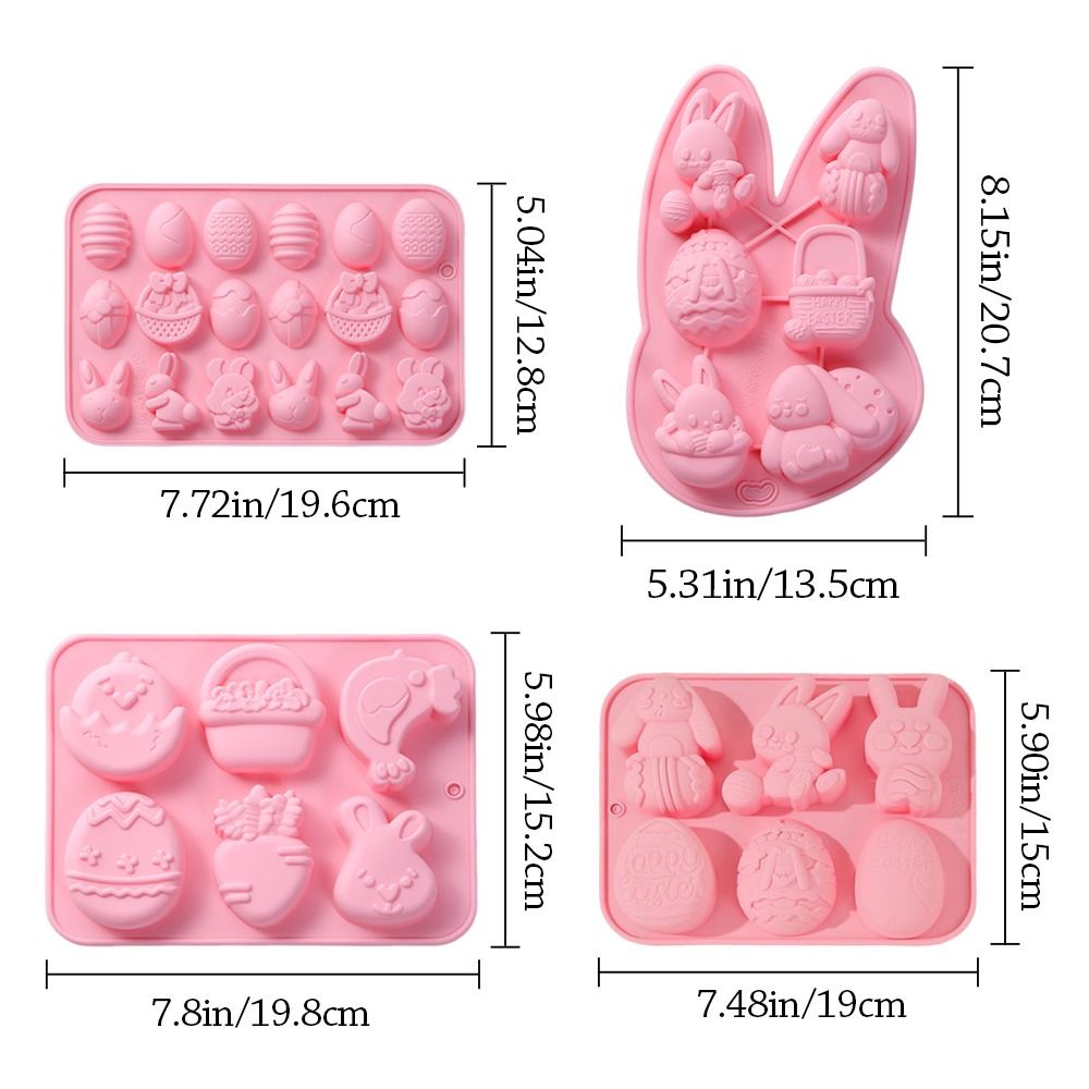 Molde de Silicone Artesanal em - Bunny Cake Mold avaliação e preço