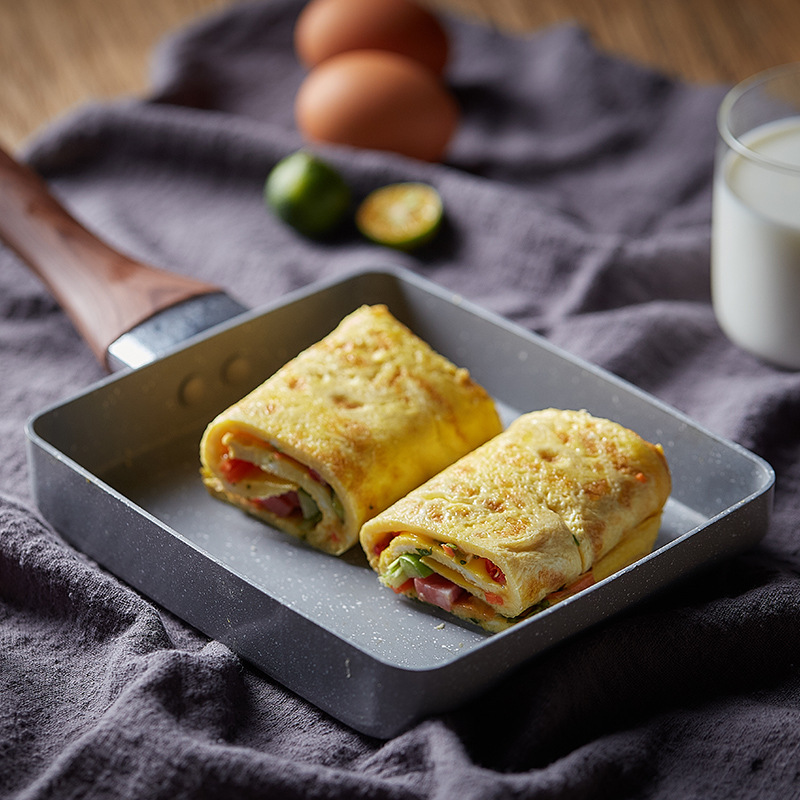 Frigideira tamagoyaki omelete  - Mini Pancake Griddle avaliação e preço