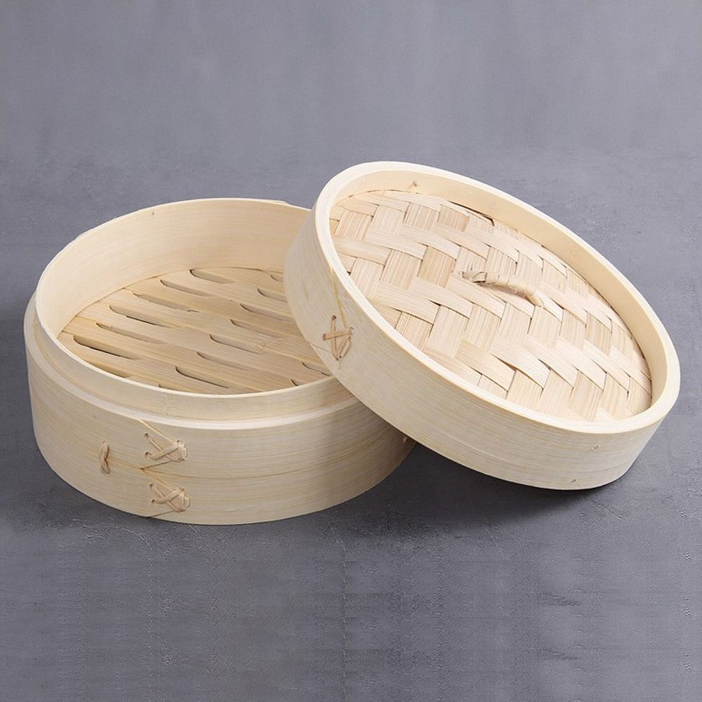 Vaporera Chinesa de Bambu com  - Bao Steamer Bamboo avaliação e preço