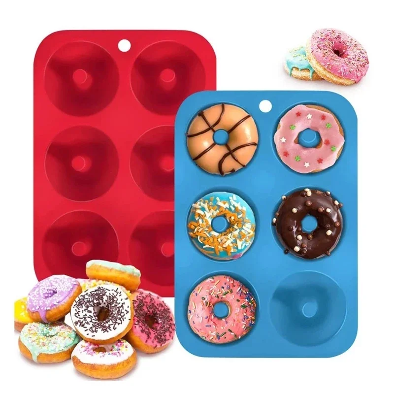 1/2 pçs silicone muffins donut - Donut Mold Silicone avaliação e preço