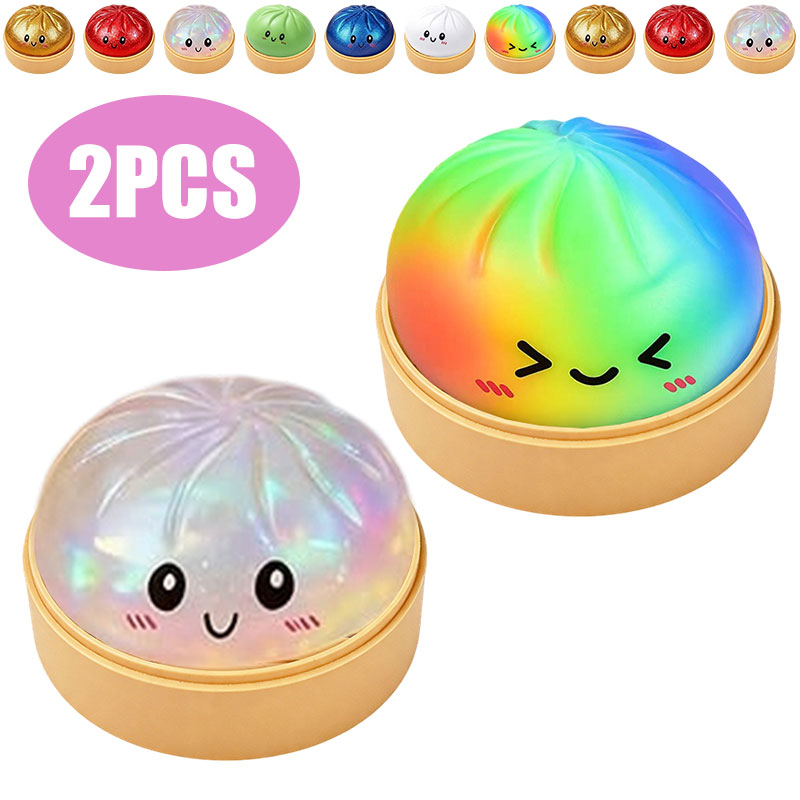 Brinquedo Squishy Bao Bun com  - Bao Steamer Bamboo avaliação e preço
