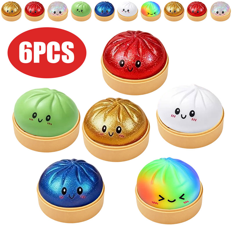 Brinquedo Squishy Bao Bun com  - Bao Steamer Bamboo avaliação e preço