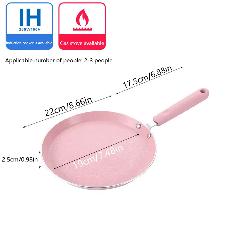 1 frigideira antiaderente rosa - Egg Waffle Pan avaliação e preço