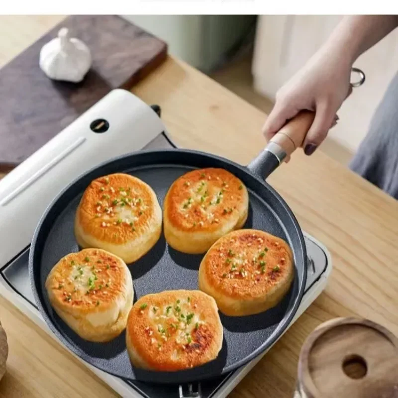 Frigideira de ferro fundido de - Mini Pancake Griddle avaliação e preço