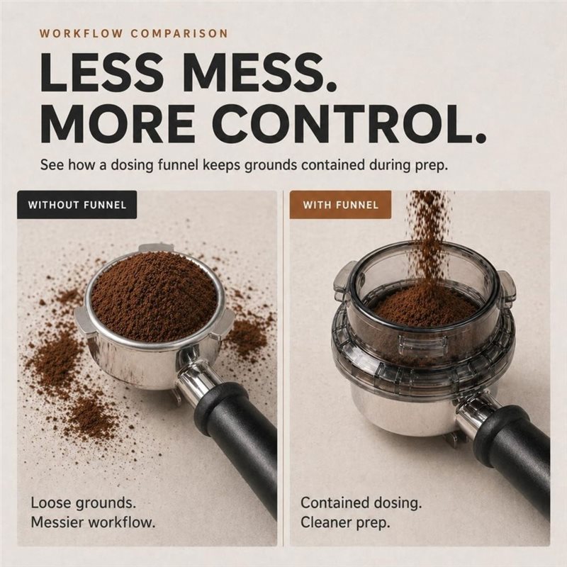 Promoção! Funil de dosagem com - Breville Espresso Barista Express avaliação e preço