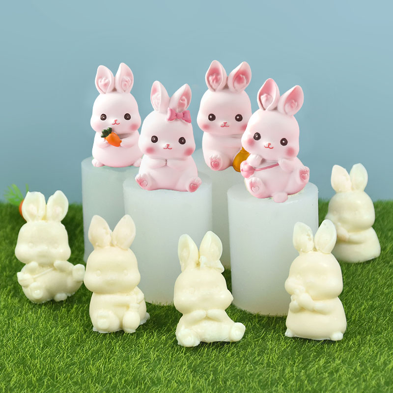 Molde de silicone de coelho de - Bunny Cake Mold avaliação e preço
