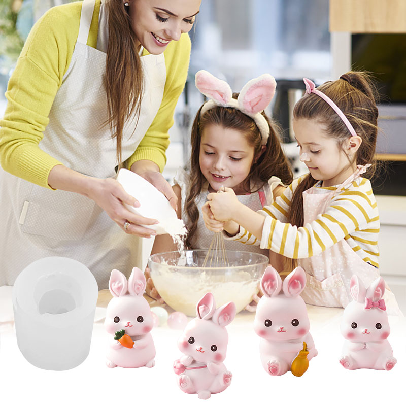 Molde de silicone de coelho de - Bunny Cake Mold avaliação e preço