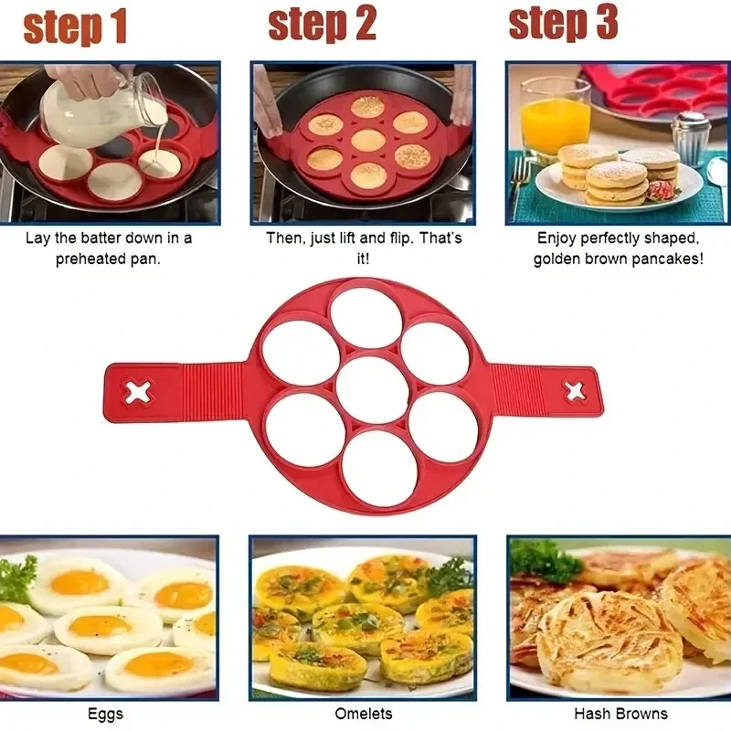 Frigideira circular de silicon - Egg Waffle Pan avaliação e preço