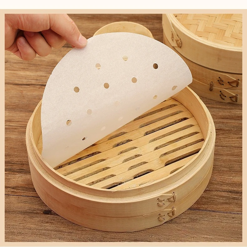 100 pces produto comestível de - Bao Steamer Bamboo avaliação e preço