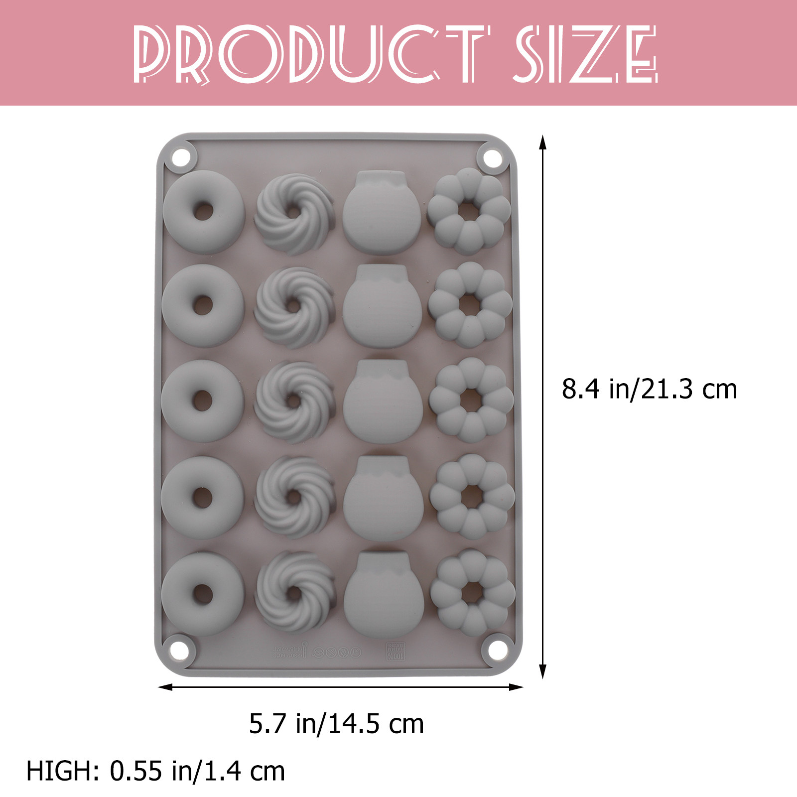 Molde de Silicone para Donuts  - Donut Mold Silicone avaliação e preço