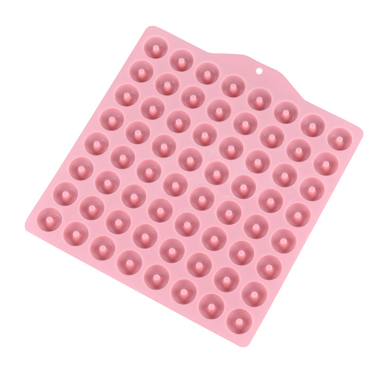1pc 64 cavidades mini donut mo - Donut Mold Silicone avaliação e preço