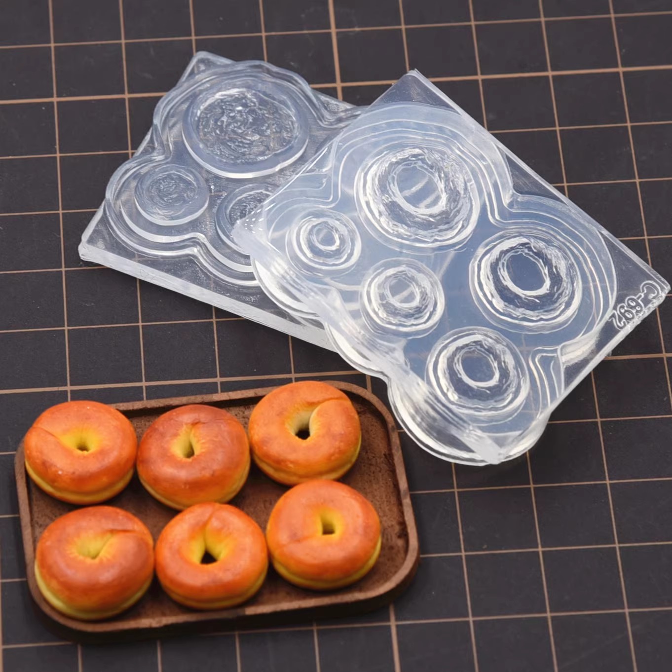 Argila de polímero mini 3d bag - Donut Mold Silicone avaliação e preço