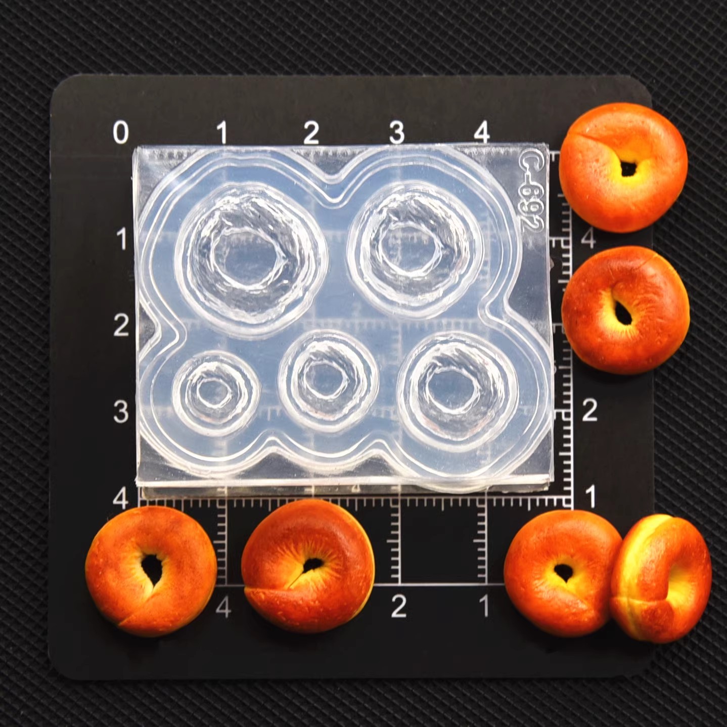 Argila de polímero mini 3d bag - Donut Mold Silicone avaliação e preço