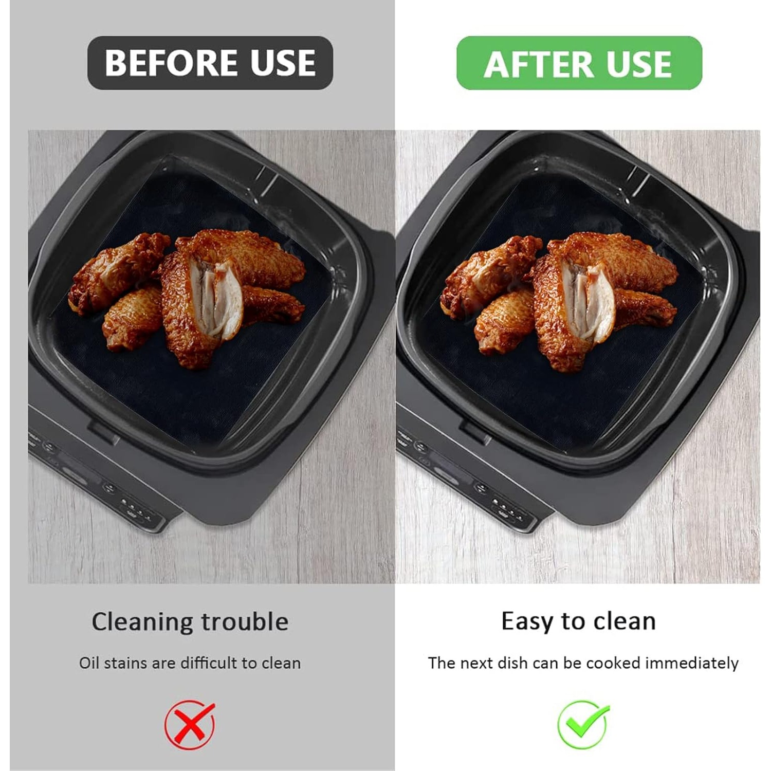 Conjunto de forro de silicone  - Ninja Air Fryer Af300 avaliação e preço